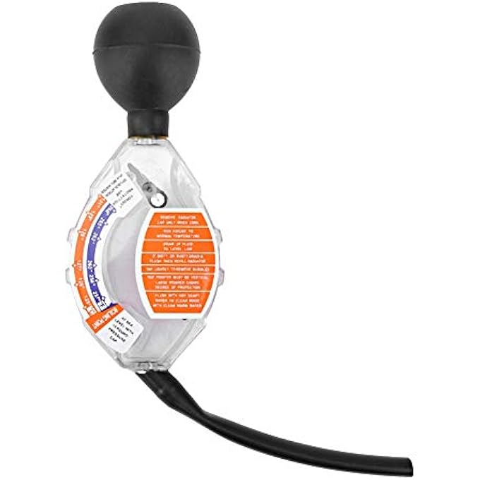 Psytfei COOLANT TESTER AUTOMOTIVE ANTIFREEZE AND COOLANT TESTER ABS HYDROMETER TESTER DIAL TYPE ANTIFREEZE COOLANT REFRACTOMETER FOR ETHYLENE GLYCOL COOLANT - Image 5